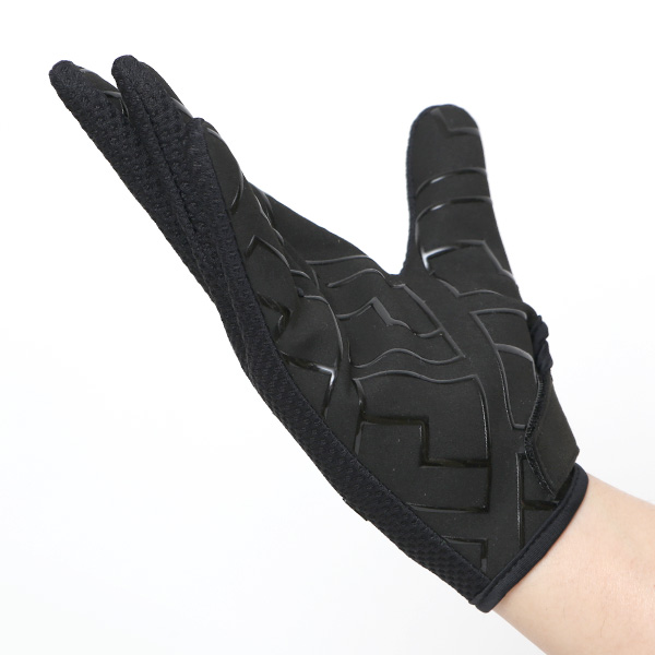  KURODA(クロダ) 手袋 自転車 メンズ スマホ操作可能  吸湿速乾 バイクグローブ ブラック 黒 黒色 タッチパネル スマートフォン 通気性 耐久性 洗濯 手洗い可能 男性 プレゼント ギフト スポーツ PELLEK ペレック