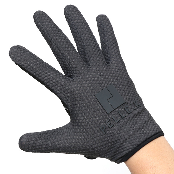  KURODA(クロダ) 手袋 自転車 メンズ スマホ操作可能  吸湿速乾 バイクグローブ グレー グレイ 灰色 タッチパネル スマートフォン 通気性 耐久性 洗濯 手洗い可能 男性 プレゼント ギフト スポーツ PELLEK ペレック
