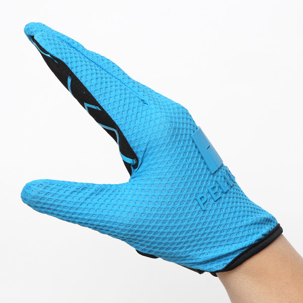 KURODA(クロダ) 手袋 自転車 メンズ スマホ操作可能 吸湿速乾 バイクグローブ ブルー ネイビー 青色 タッチパネル スマートフォン 通気性 耐久性 洗濯 手洗い可能 男性 プレゼント ギフト スポーツ PELLEK ペレック