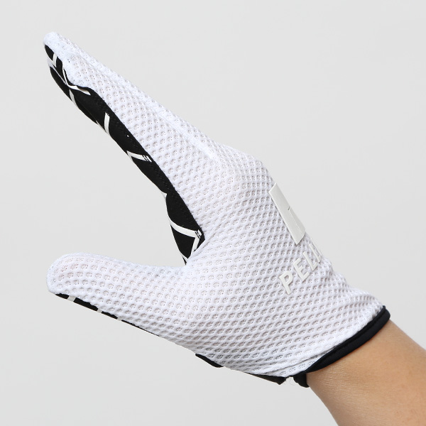 KURODA(クロダ) 手袋 自転車 メンズ スマホ操作可能 吸湿速乾 バイクグローブ ホワイト 白色 タッチパネル スマートフォン 通気性 耐久性 洗濯 手洗い可能 男性 プレゼント ギフト スポーツ PELLEK ペレック