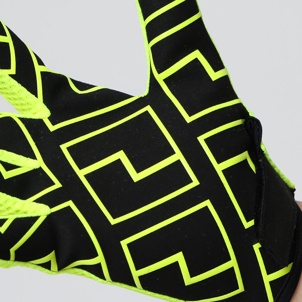  KURODA(クロダ) 手袋 自転車 メンズ スマホ操作可能  吸湿速乾 バイクグローブ イエロー 黄色 タッチパネル スマートフォン 通気性 耐久性 洗濯 手洗い可能 男性 プレゼント ギフト スポーツ PELLEK ペレック