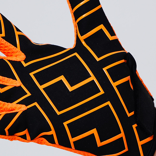 KURODA(クロダ) 手袋 自転車 メンズ スマホ操作可能 吸湿速乾 バイクグローブ オレンジ 橙色 タッチパネル スマートフォン 通気性 耐久性 洗濯 手洗い可能 男性 プレゼント ギフト スポーツ PELLEK ペレック