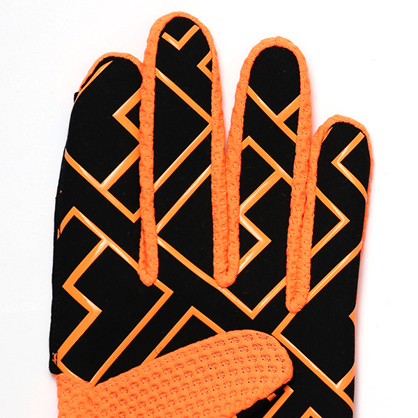 KURODA(クロダ) 手袋 自転車 メンズ スマホ操作可能 吸湿速乾 バイクグローブ オレンジ 橙色 タッチパネル スマートフォン 通気性 耐久性 洗濯 手洗い可能 男性 プレゼント ギフト スポーツ PELLEK ペレック