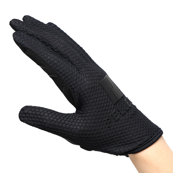 KURODA(クロダ) 手袋 自転車 レディース スマホ操作可能 吸湿速乾 バイクグローブ ブラック 黒 黒色 タッチパネル スマートフォン 通気性 耐久性 洗濯 手洗い可能 女性 プレゼント ギフト スポーツ PELLEK ペレック