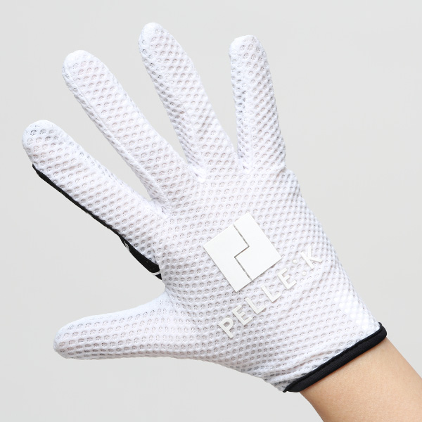  KURODA(クロダ) 手袋 自転車 レディース スマホ操作可能  吸湿速乾 バイクグローブ ホワイト 白色 タッチパネル スマートフォン 通気性 耐久性 洗濯 手洗い可能 女性 プレゼント ギフト スポーツ PELLEK ペレック