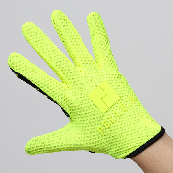 KURODA(クロダ) 手袋 自転車 レディース スマホ操作可能 吸湿速乾 バイクグローブ イエロー 黄色 タッチパネル スマートフォン 通気性 耐久性 洗濯 手洗い可能 女性 プレゼント ギフト スポーツ PELLEK ペレック