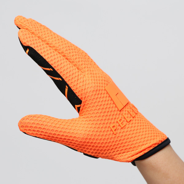 KURODA(クロダ) 手袋 自転車 レディース スマホ操作可能 吸湿速乾 バイクグローブ オレンジ 橙色 タッチパネル スマートフォン 通気性 耐久性 洗濯 手洗い可能 女性 プレゼント ギフト スポーツ PELLEK ペレック