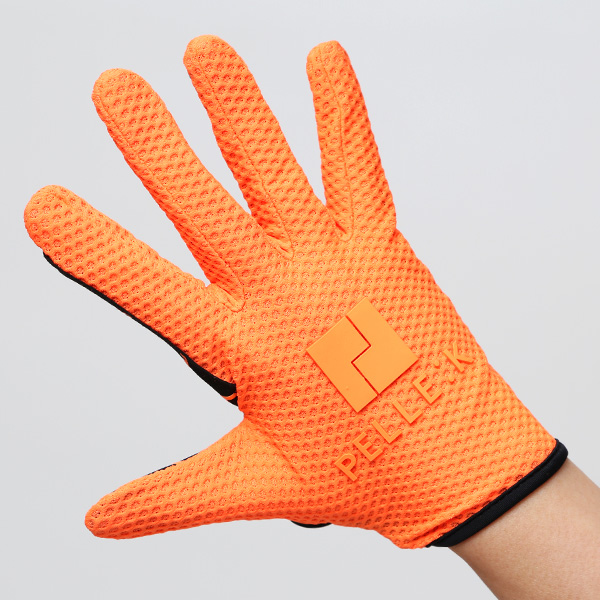 KURODA(クロダ) 手袋 自転車 レディース スマホ操作可能 吸湿速乾 バイクグローブ オレンジ 橙色 タッチパネル スマートフォン 通気性 耐久性 洗濯 手洗い可能 女性 プレゼント ギフト スポーツ PELLEK ペレック