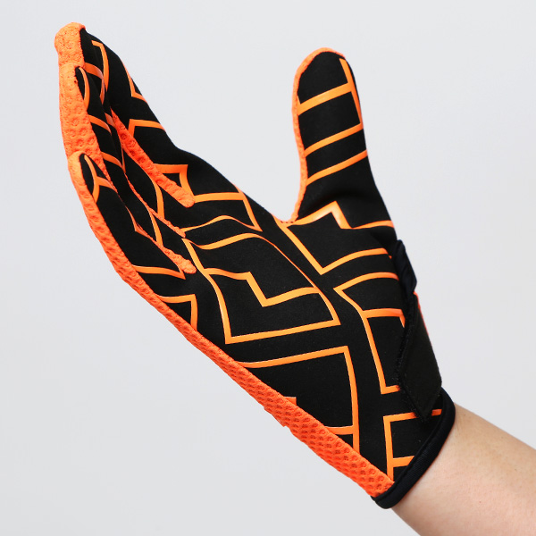 KURODA(クロダ) 手袋 自転車 レディース スマホ操作可能 吸湿速乾 バイクグローブ オレンジ 橙色 タッチパネル スマートフォン 通気性 耐久性 洗濯 手洗い可能 女性 プレゼント ギフト スポーツ PELLEK ペレック