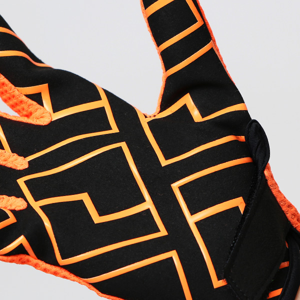 KURODA(クロダ) 手袋 自転車 レディース スマホ操作可能 吸湿速乾 バイクグローブ オレンジ 橙色 タッチパネル スマートフォン 通気性 耐久性 洗濯 手洗い可能 女性 プレゼント ギフト スポーツ PELLEK ペレック