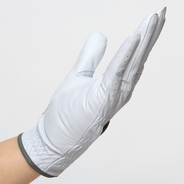 ゴルフグローブ 英国ピタード社製 羊革 メンズ 右利き用(左手用) 日本製 全天候対応 本革手袋 グレー グレイ 灰色 おしゃれ 高級 男性 プレゼント ギフト クリスマス KURODA(クロダ) ペレック(PELLEK)