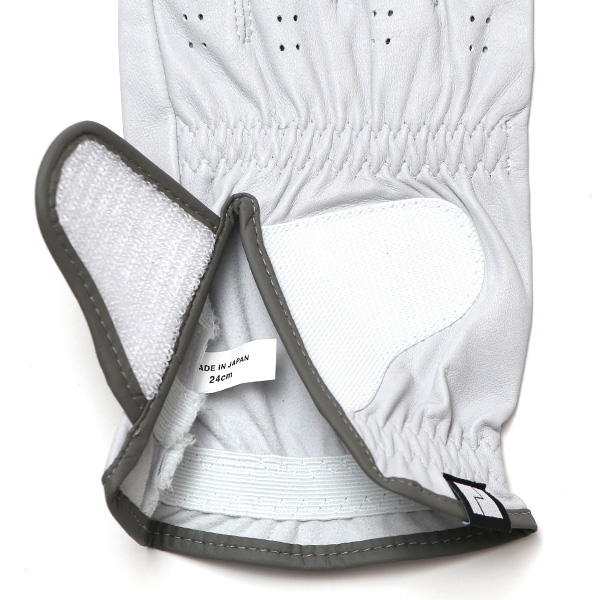 ゴルフグローブ 英国ピタード社製 羊革 メンズ 右利き用(左手用) 日本製 全天候対応 本革手袋 グレー グレイ 灰色 おしゃれ 高級 男性 プレゼント ギフト クリスマス KURODA(クロダ) ペレック(PELLEK)