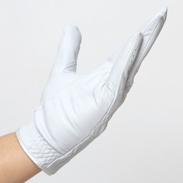  ゴルフグローブ 英国ピタード社製 羊革 メンズ 右利き用(左手用) 日本製 全天候対応 本革手袋 ライトグレー グレー グレイ 灰色 おしゃれ 高級 男性 プレゼント ギフト クリスマス KURODA(クロダ) ペレック(PELLEK)