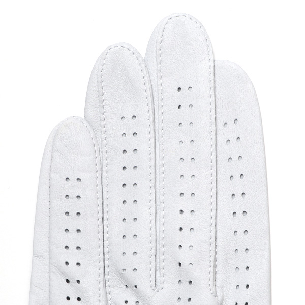 ゴルフグローブ 英国ピタード社製 羊革 レディース 右利き用(左手用) 日本製 全天候対応 本革手袋 ライトグレー グレー グレイ 灰色 おしゃれ 高級 女性 プレゼント ギフト クリスマス KURODA(クロダ) ペレック(PELLEK)