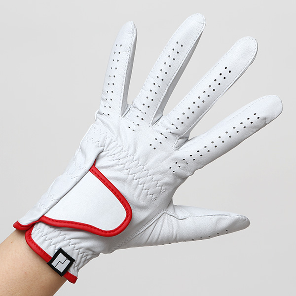  ゴルフグローブ 英国ピタード社製 羊革 レディース 右利き用(左手用) 日本製 全天候対応 本革手袋 レッド ワイン 赤色 おしゃれ 高級 女性 プレゼント ギフト クリスマス KURODA(クロダ) ペレック(PELLEK)