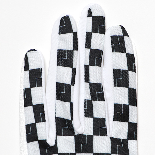  ゴルフ 手袋 レディース ブランド 両手 洗濯可 総柄 ゴルフグローブ 女性用 ストレッチ フィット感 速乾性 ブラック 黒 黒色 スポーツ オシャレ プレゼント グローブ ゴルフ ブランド サイズ 19/21 ペレック(PELLEK)