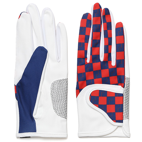 クロダ(KURODA) ペレック(PELLEK) レディース ゴルフグローブ シンセティックストレッチシリーズ 両手用 ネイビー