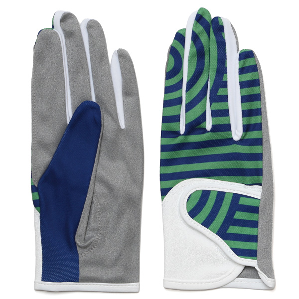 クロダ(KURODA) ペレック(PELLEK) レディース ゴルフグローブ シンセティックストレッチシリーズ 両手用 ネイビー