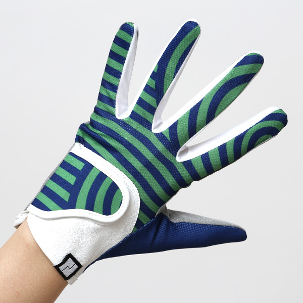  ゴルフ 手袋 レディース ブランド 両手 洗濯可 総柄 ゴルフグローブ 女性用 ストレッチ フィット感 速乾性 ブルー ネイビー 青色 スポーツ オシャレ プレゼント グローブ ゴルフ ブランド サイズ 19/21 ペレック(PELLEK)