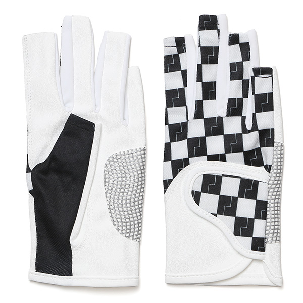 クロダ(KURODA) ペレック(PELLEK) レディース ゴルフグローブ シンセティックストレッチシリーズ 両手用 指先カット ブラック