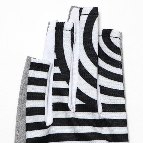  ゴルフ 手袋 レディース ブランド 両手 洗濯可 総柄 指無し フィンガーレス ゴルフグローブ ブラック 黒 黒色 女性用 ストレッチ フィット感 速乾性 スポーツ オシャレ プレゼント 日本ブランド サイズ 19/21 ペレック(PELLEK)