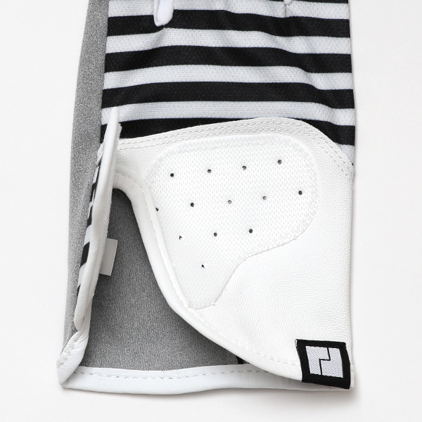  ゴルフ 手袋 レディース ブランド 両手 洗濯可 総柄 指無し フィンガーレス ゴルフグローブ ブラック 黒 黒色 女性用 ストレッチ フィット感 速乾性 スポーツ オシャレ プレゼント 日本ブランド サイズ 19/21 ペレック(PELLEK)