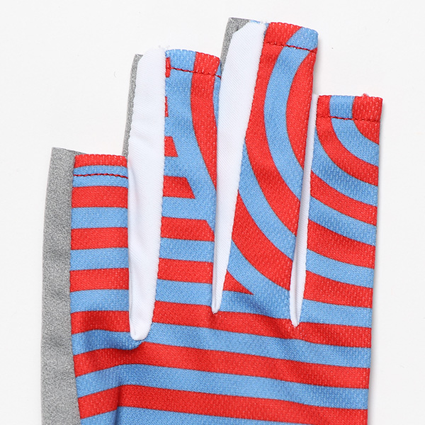  ゴルフ 手袋 レディース ブランド 両手 洗濯可 総柄 指無し フィンガーレス ゴルフグローブ レッド ワイン 赤色 女性用 ストレッチ フィット感 速乾性 スポーツ オシャレ プレゼント 日本ブランド サイズ 19/21 ペレック(PELLEK)