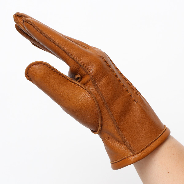  KURODA(クロダ) 鹿革 日本製 メンズ 革手袋 カシミヤ100％裏地 防寒 キャメル ブラウン 茶 茶色 30代 40代 50代 60代 男性 プレゼント 暖かい 高級 ブランド ギフト 化粧箱付き