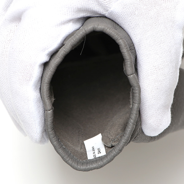  鹿革 日本製 バイクグローブ メンズ 自転車 ショート丈 手袋 スマホ操作可能 グレー グレイ 灰色 高級 ブランド 経年変化 味わい レザー スーツ 自転車通勤 ビジネス おしゃれ KURODA(クロダ) ペレック(PELLEK)