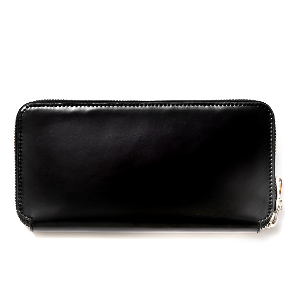 KUBERA(クベラ) コードバン ラウンドジップロングウォレット ブラック