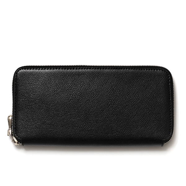  長財布 ラウンドファスナー コードバン 型押し レザー ウォレット 財布 メンズ レディース 日本製 ブラック 黒 黒色 大容量 カード収納 ギフト プレゼント 男性 女性 ブランド お財布 ラウンドジップ KUBERA(クベラ)