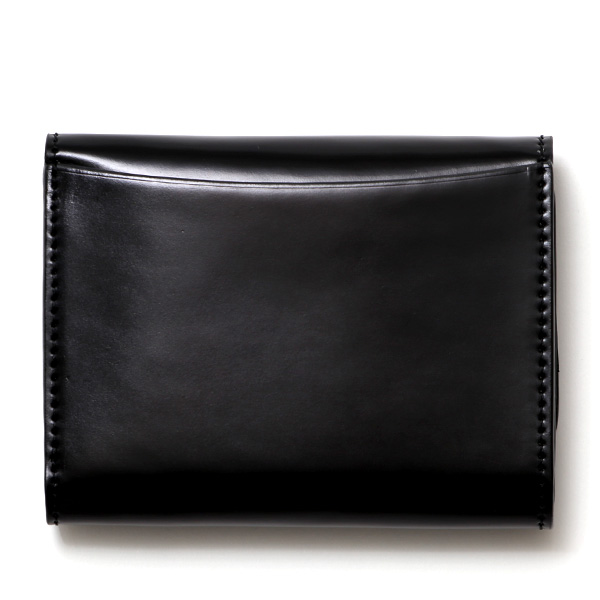  財布 コードバン 三つ折り財布 メンズ レザー ブランド 大容量 馬革 レーデルオガワ 新喜皮革 ブラック 黒 黒色 おしゃれ かっこいい 日本製 ウォレット メンズ 本革 プレゼント ギフト コンパクト KUBERA(クベラ)