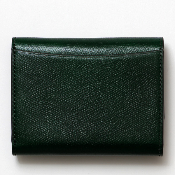  コードバン 型押し 馬革 レザー 財布 メンズ ブランド 大容量 小銭入れ 日本製 YKK エクセラ ファスナー グリーン 緑色 三つ折り 財布 おしゃれ メンズ お札入れ 束入れ カード 収納 日本製 財布 KUBERA(クベラ)