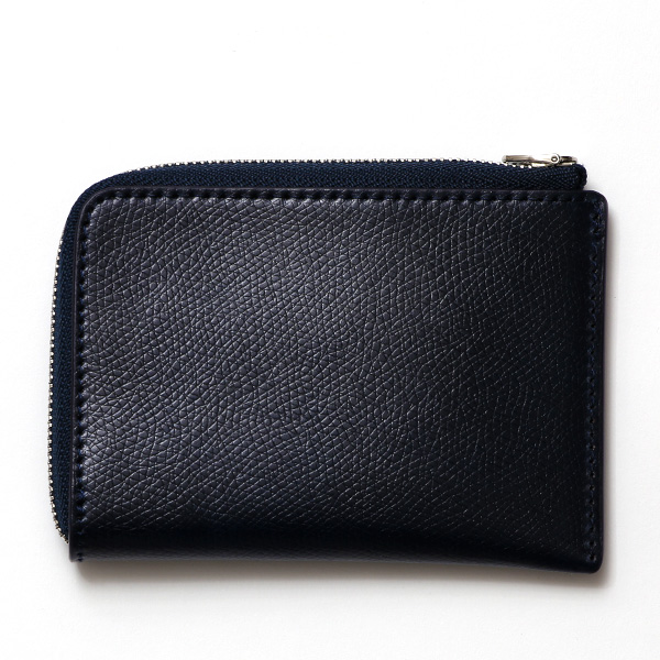 KUBERA(クベラ) コードバン型押し Lミニウォレット ネイビー