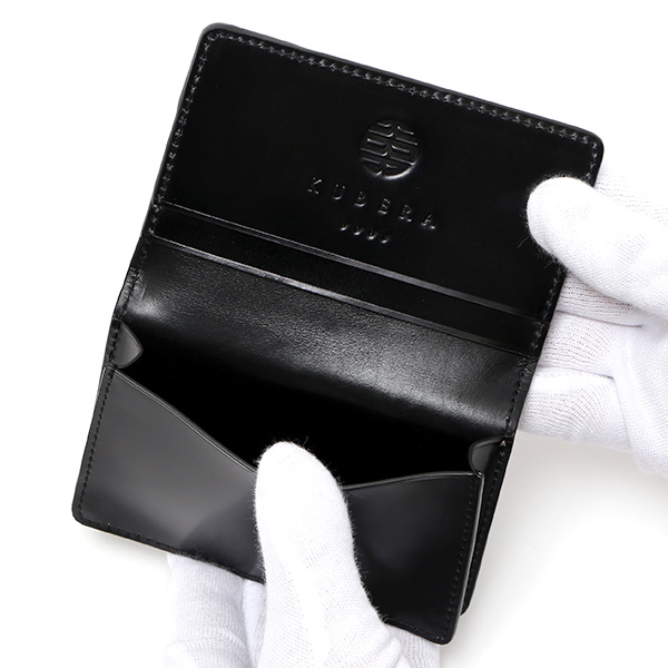  コードバン 名刺入れ 本革 名刺ケース レザー 革 ブランド カードケース 日本製 ビジネス 大容量 ブラック 黒 黒色 カードケース 馬革 カーフ 牛革 メンズ レディース おしゃれ かっこいい 社会人 KUBERA(クベラ)