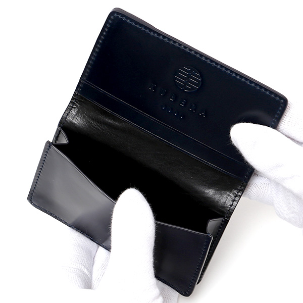  コードバン 名刺入れ 本革 名刺ケース レザー 革 ブランド カードケース 日本製 ビジネス 大容量 ブルー ネイビー 青色 カードケース 馬革 カーフ 牛革 メンズ レディース おしゃれ かっこいい 社会人 KUBERA(クベラ)