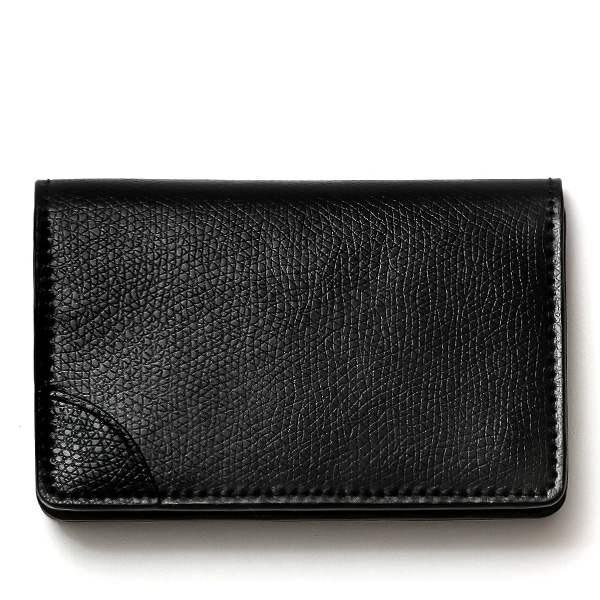 KUBERA(クベラ) コードバン型押し 名刺入れ ブラック