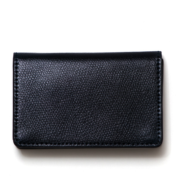  名刺入れ メンズ 革 コードバン 型押し レザー ビジネス ブランド 名刺ケース 大容量 カーフ 馬革 牛革 ブルー ネイビー 青色 カードケース メンズ レディース レザー ブランド 日本製 おしゃれ かっこいい KUBERA(クベラ)