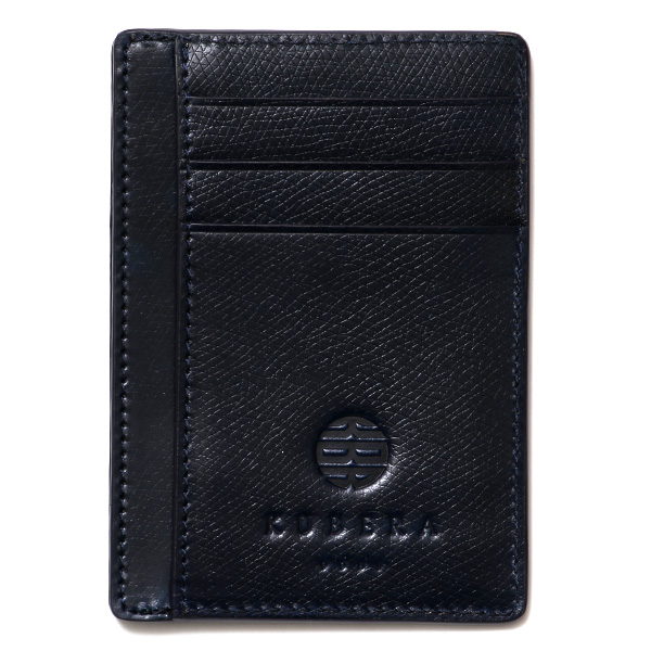 KUBERA(クベラ) コードバン型押し マルチカードケース ネイビー