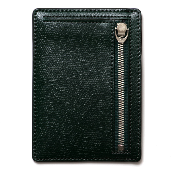  マルチカードケース コードバン 型押し レザー コンパクト スマート 薄い 軽量 馬革 レーデルオガワ グリーン 緑色 新喜皮革 ブランド 日本製 メンズ レディース 本革 カード入れ ギフト プレゼント KUBERA(クベラ)