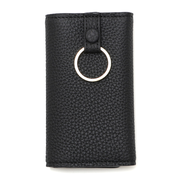  キーケース おしゃれ ブランド 革 4連 シュランケンカーフ シュリンクレザー ユニセックス 鍵入れ 高級 ブラック 黒 黒色 誕生日 クリスマス プレゼント ギフト 20代 30代 40代 男女兼用 日本製 KUBERA(クベラ) 51162