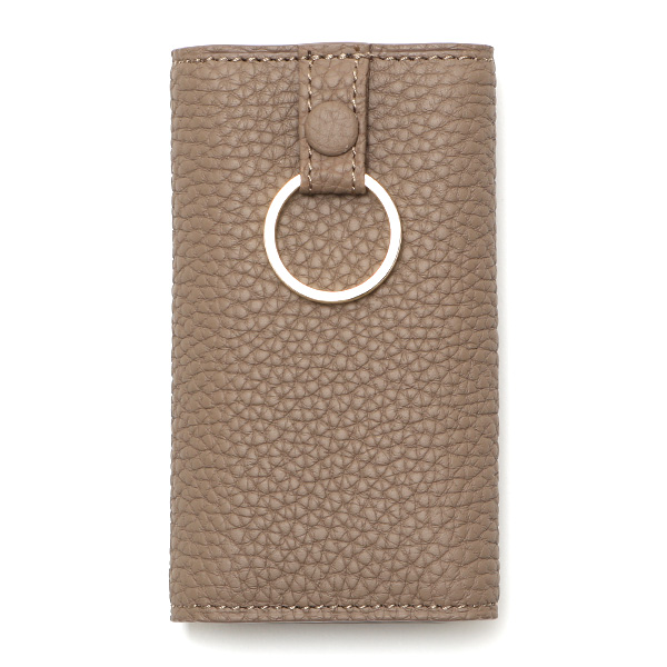  キーケース おしゃれ ブランド 革 4連 シュランケンカーフ シュリンクレザー ユニセックス 鍵入れ 高級 ベージュ 肌色 誕生日 クリスマス プレゼント ギフト 20代 30代 40代 男女兼用 日本製 KUBERA(クベラ) 51162