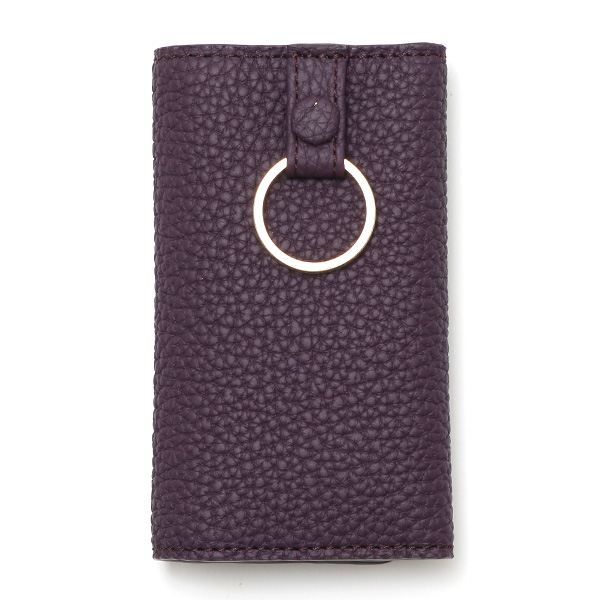  キーケース おしゃれ ブランド 革 4連 シュランケンカーフ シュリンクレザー ユニセックス 鍵入れ 高級 パープル 紫色 誕生日 クリスマス プレゼント ギフト 20代 30代 40代 男女兼用 日本製 KUBERA(クベラ) 51162