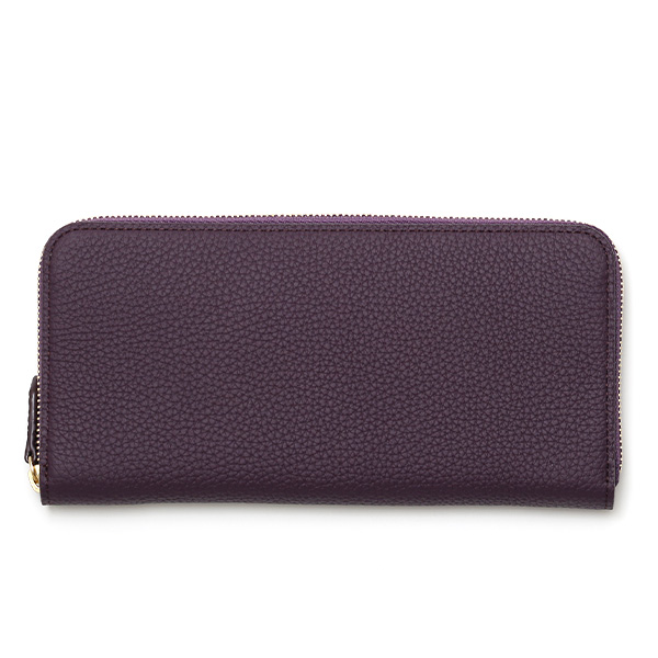 KUBERA(クベラ) シュランケンカーフ ラウンドジップ長財布 パープル