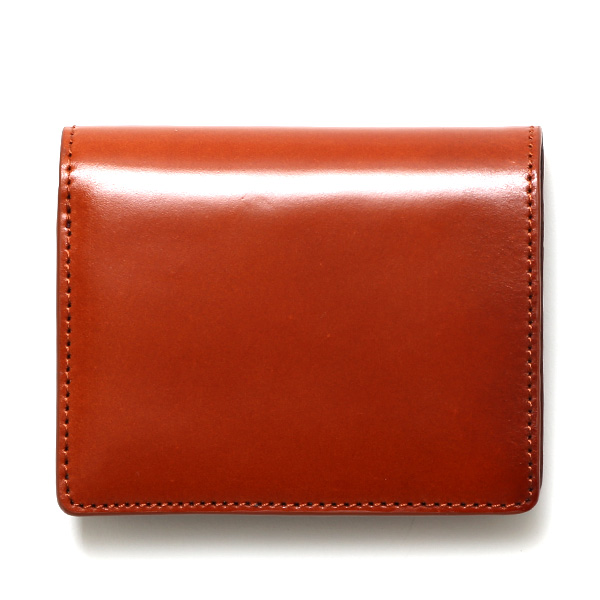 KUBERA(クベラ) コードバン 二つ折り財布 キャメル