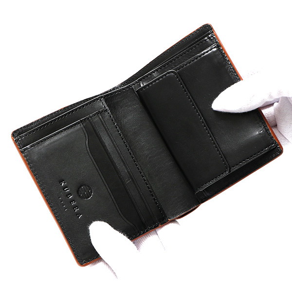  コードバン 財布 二つ折り 小銭入れあり メンズ ブランド 本革 レーデルオガワ 馬革 新喜皮革 おしゃれ キャメル ブラウン 茶 茶色 ユニセックス ギフト プレゼント 誕生日 高級 上品 日本製 ブランド KUBERA(クベラ) 51117