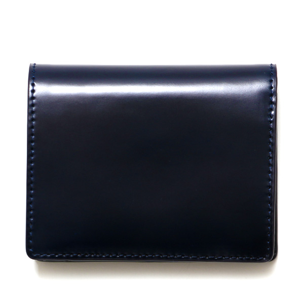  コードバン 財布 二つ折り 小銭入れあり メンズ ブランド 本革 レーデルオガワ 馬革 新喜皮革 おしゃれ ブルー ネイビー 青色 ユニセックス ギフト プレゼント 誕生日 高級 上品 日本製 ブランド KUBERA(クベラ) 51117