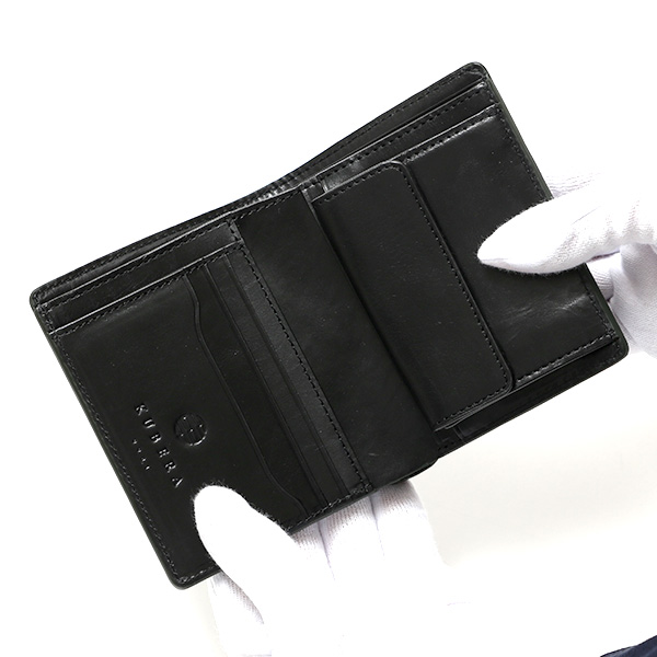  コードバン 財布 二つ折り 小銭入れあり メンズ ブランド 本革 レーデルオガワ 馬革 新喜皮革 おしゃれ グリーン 緑色 ユニセックス ギフト プレゼント 誕生日 高級 上品 日本製 ブランド KUBERA(クベラ) 51117