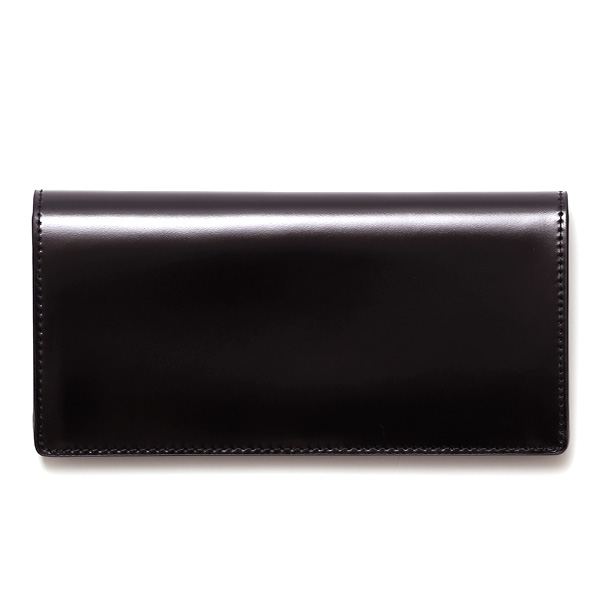  コードバン 長財布 馬革 おしゃれ 財布 メンズ 小銭入れあり レーデルオガワ アニリン染め 新喜皮革 ブラック 黒 黒色 束入 ギフト 彼氏 旦那 夫 男性 プレゼント 誕生日 クリスマス 国産 ブランド KUBERA(クベラ) 51118