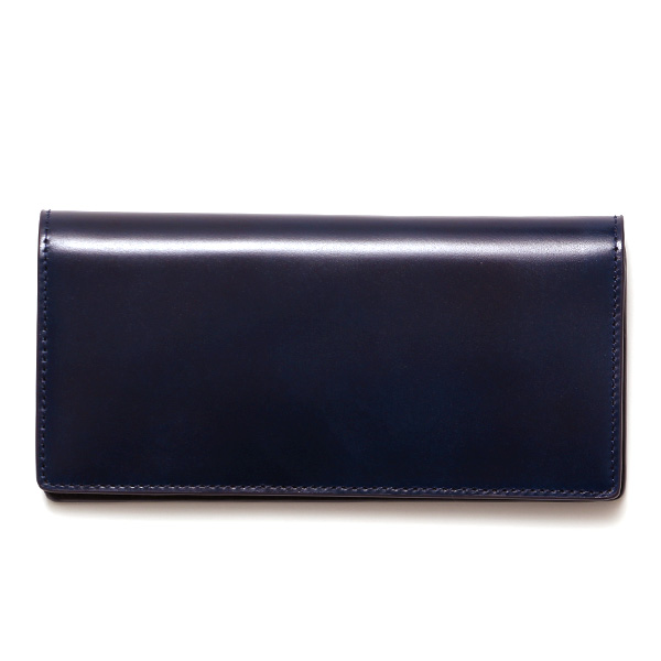 KUBERA(クベラ) コードバン 長財布 ネイビー